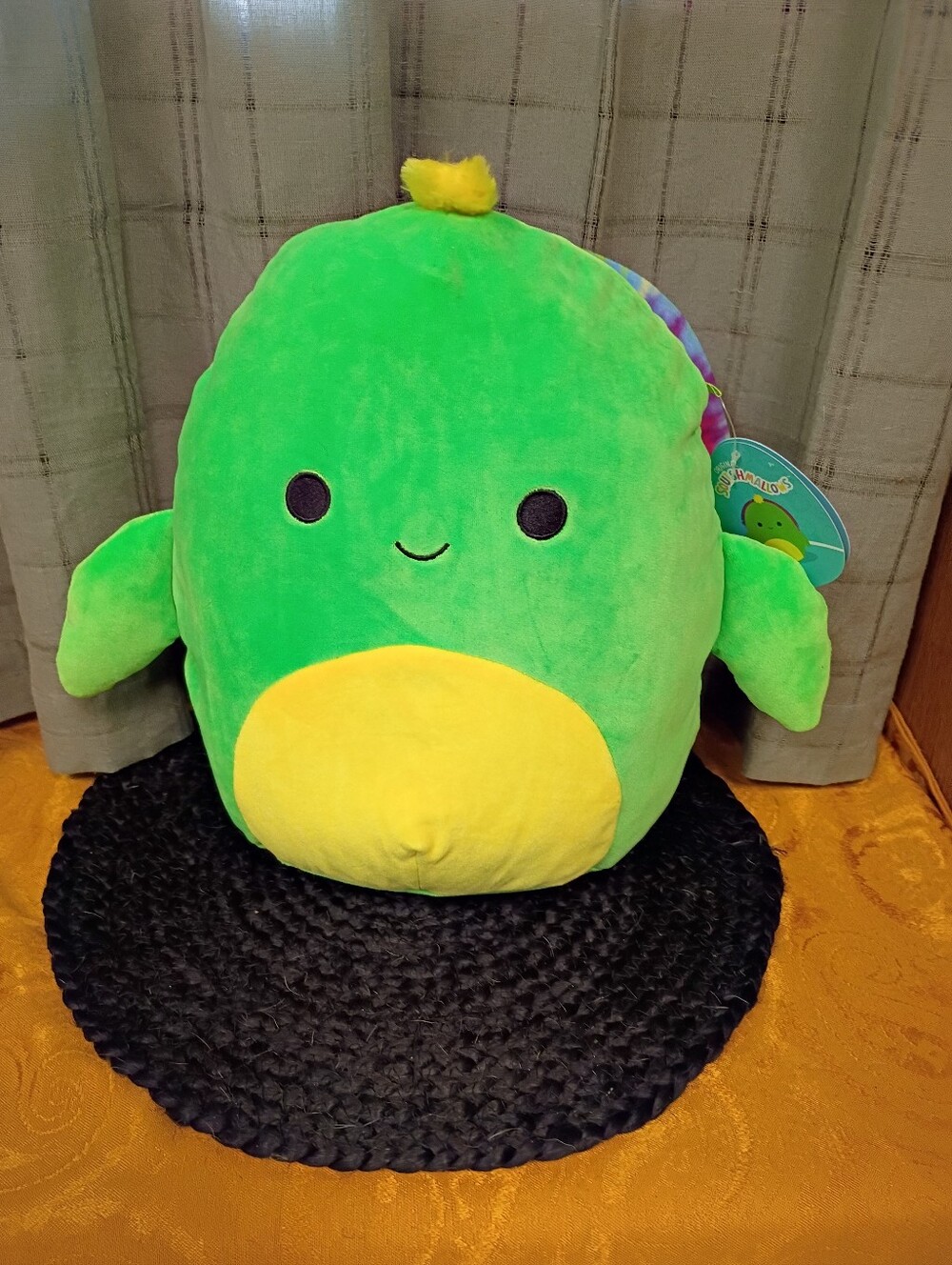 NWT Original Squishmallows Neon Sealife Squad Lars The Turtle 12"